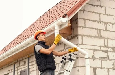 Pose et remplacement de gouttières à Igoville